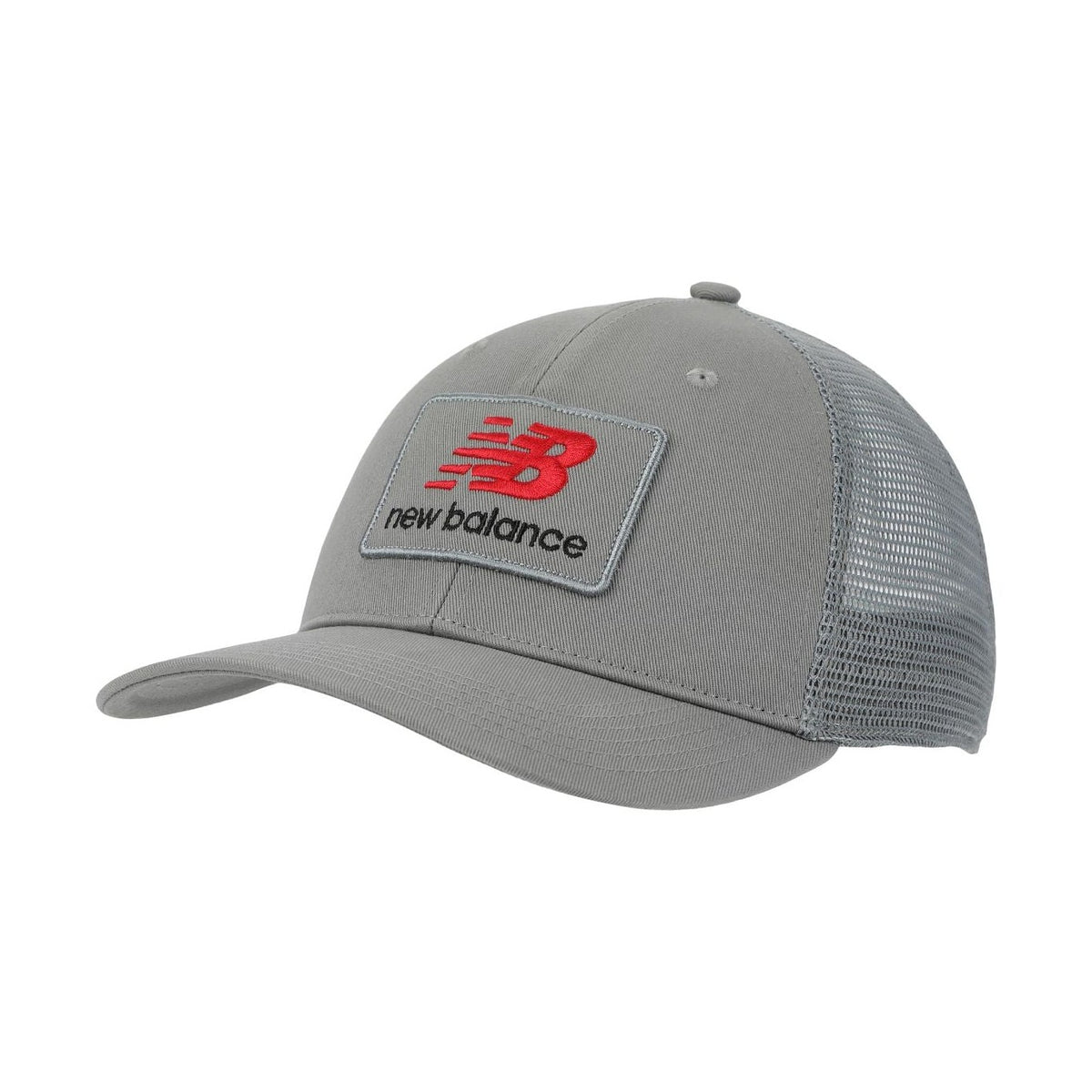 New Balance Stacked Patch Logo Trucker Hat-1