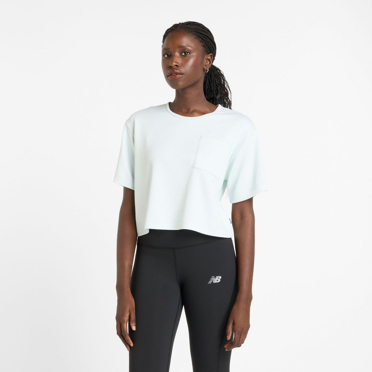 New Balance Women's Novelty Rib T-Shirt-1