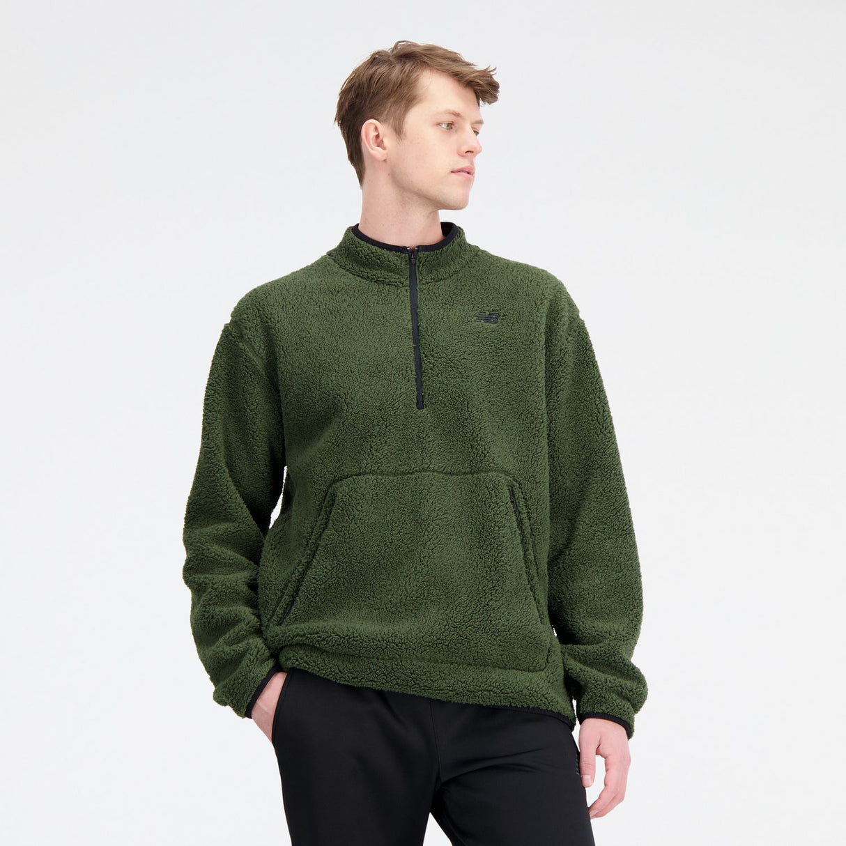 New Balance Men's R.W. Tech Sherpa Pullover-3