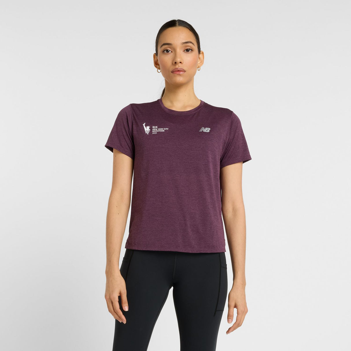 New Balance Women's NYC Marathon Athletics T-Shirt-2