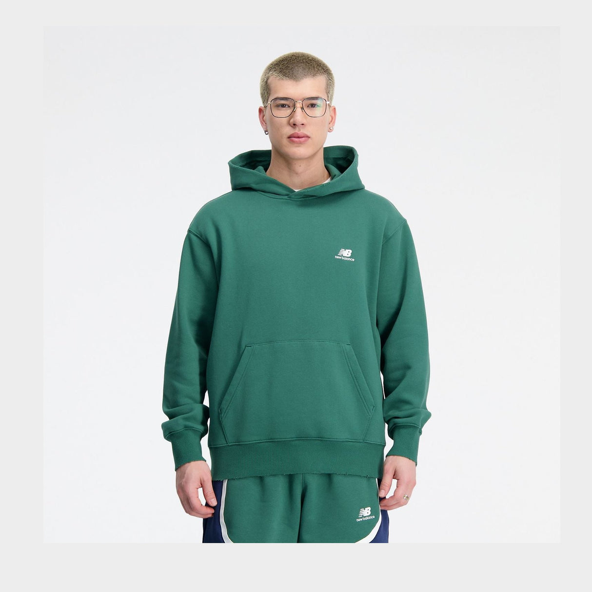 New Balance Men's Hoops Fleece Hoodie-1