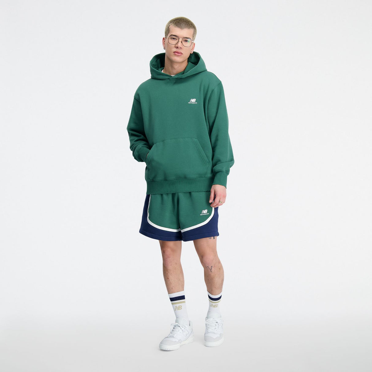 New Balance Men's Hoops Fleece Hoodie-2