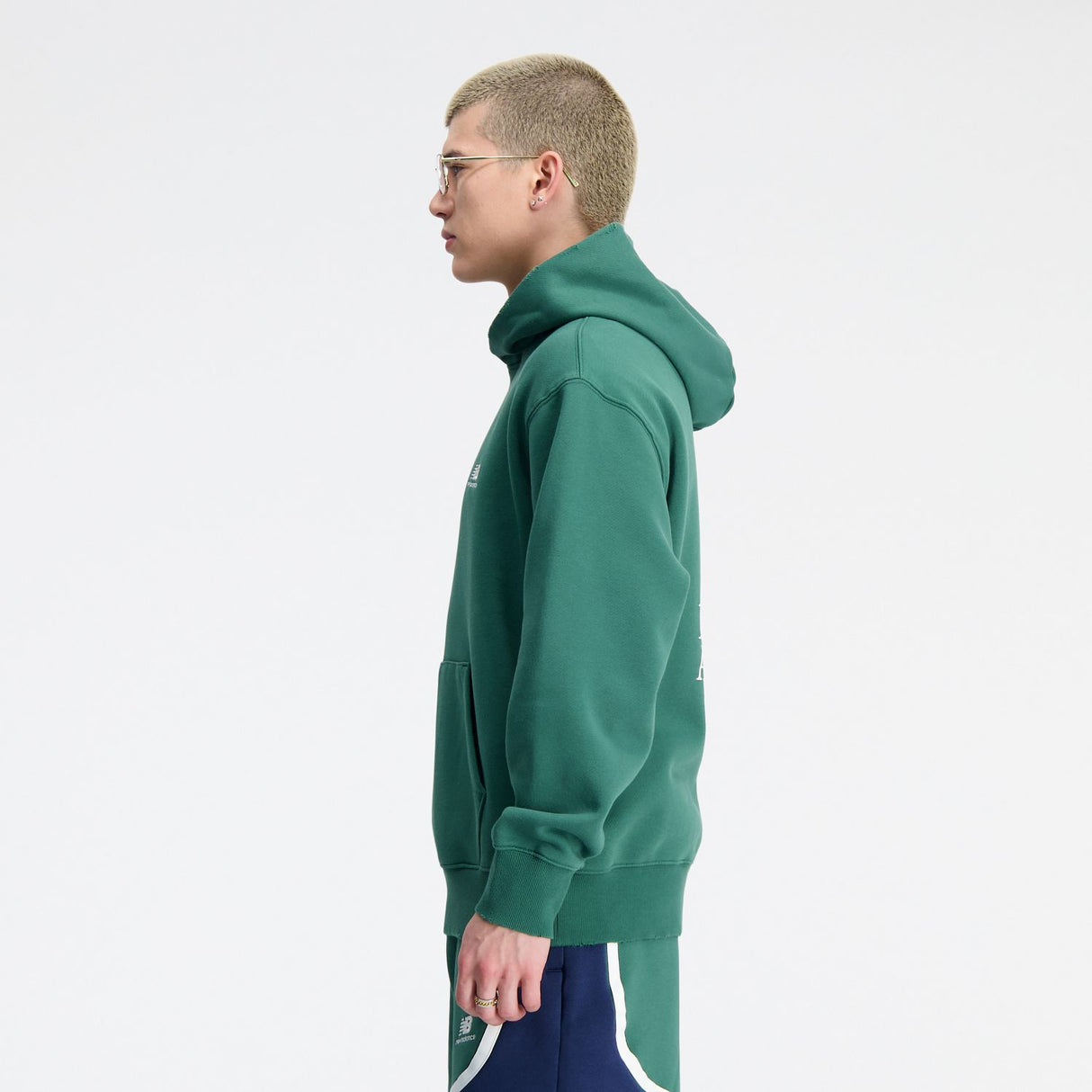 New Balance Men's Hoops Fleece Hoodie-4