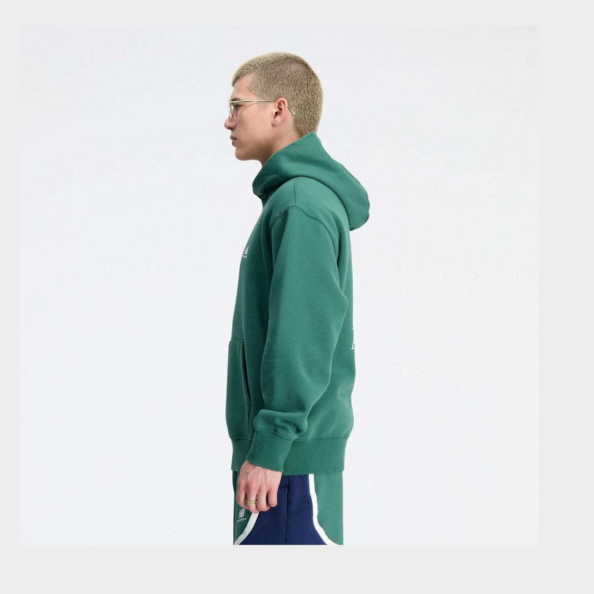 New Balance Men's Hoops Fleece Hoodie-4