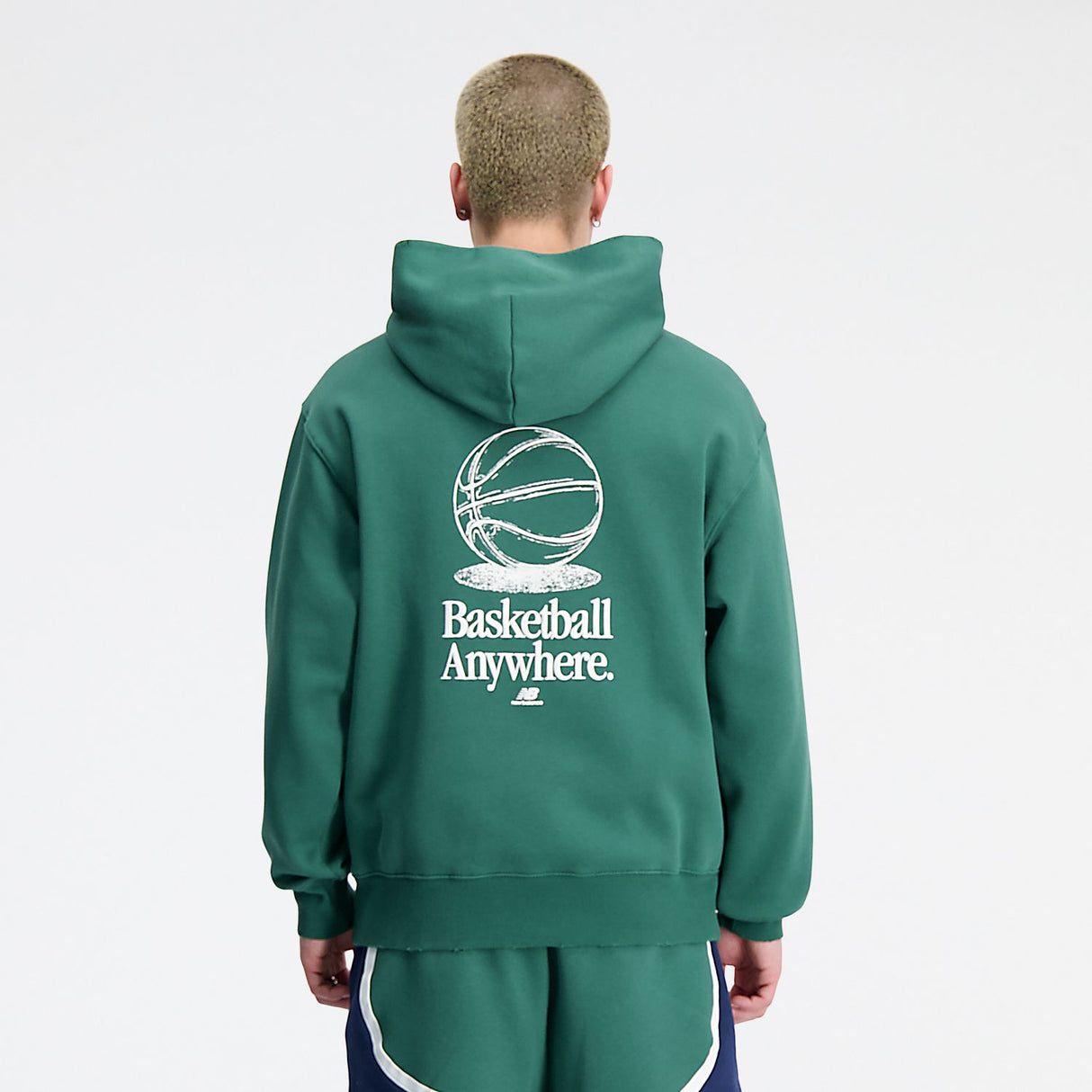 New Balance Men's Hoops Fleece Hoodie-5
