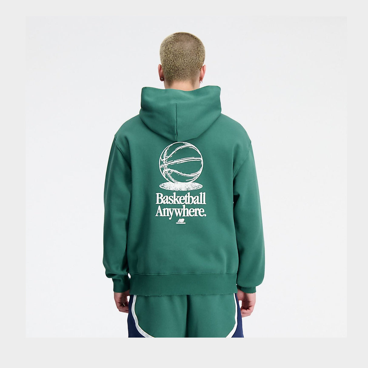 New Balance Men's Hoops Fleece Hoodie-5
