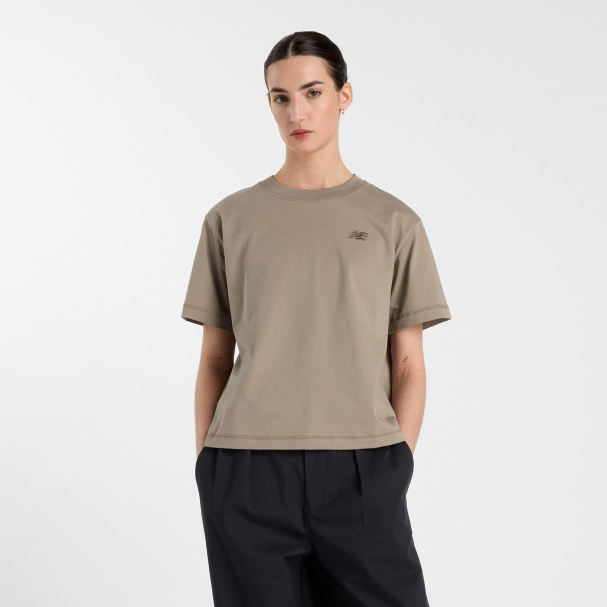 New Balance Women's Jersey Seamed T-Shirt-3