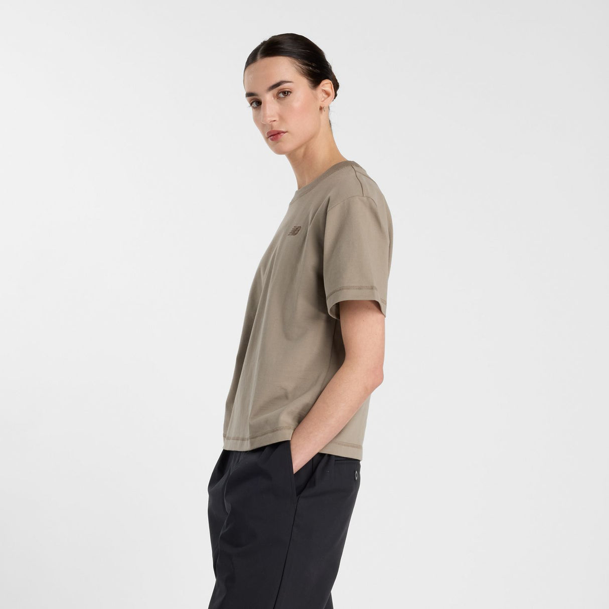 New Balance Women's Jersey Seamed T-Shirt-4