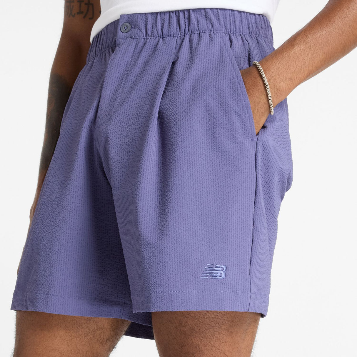 New Balance Men's Seersucker Short 7-6