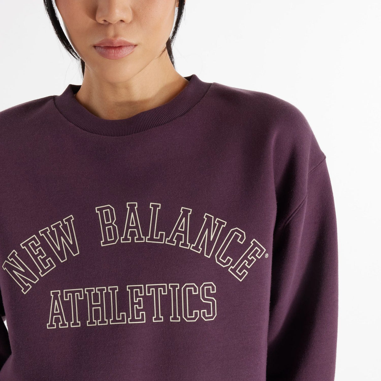 New Balance Women's Graphic Fleece Crew-4