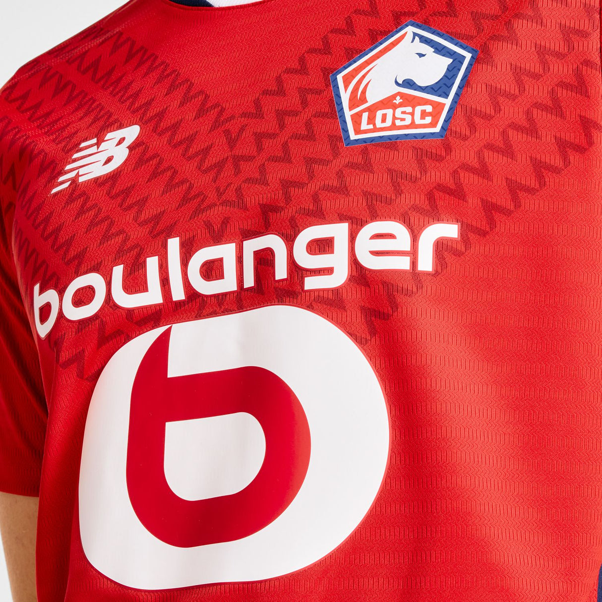 New Balance Men's Lille LOSC Home Short Sleeved Jersey-6