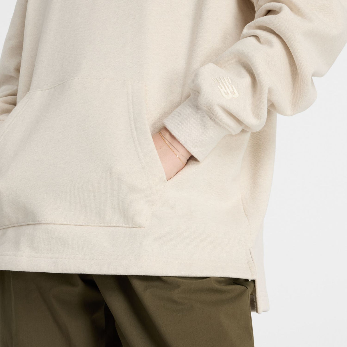 New Balance Women's Embossed Graphic Fleece Hoodie-12
