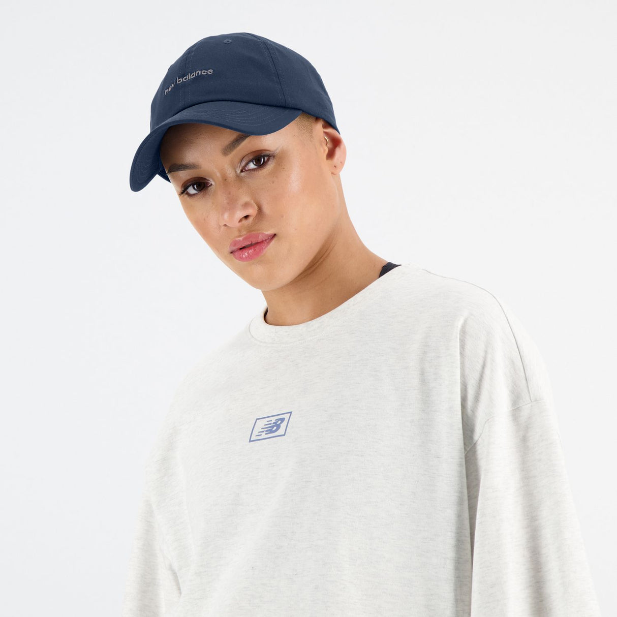 New Balance 6 Panel Linear Logo Hat-4