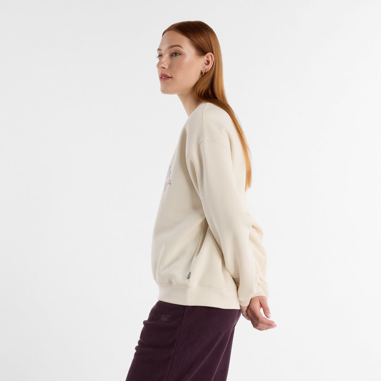 New Balance Women's Graphic Fleece Crew-2