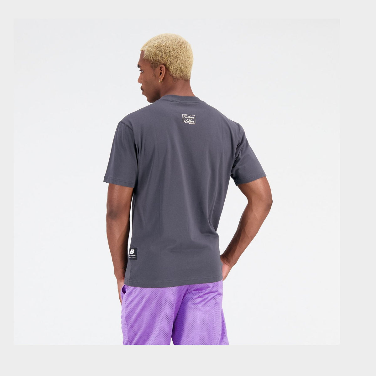 New Balance Men's Hoops Cotton Jersey Short Sleeve T-shirt-4
