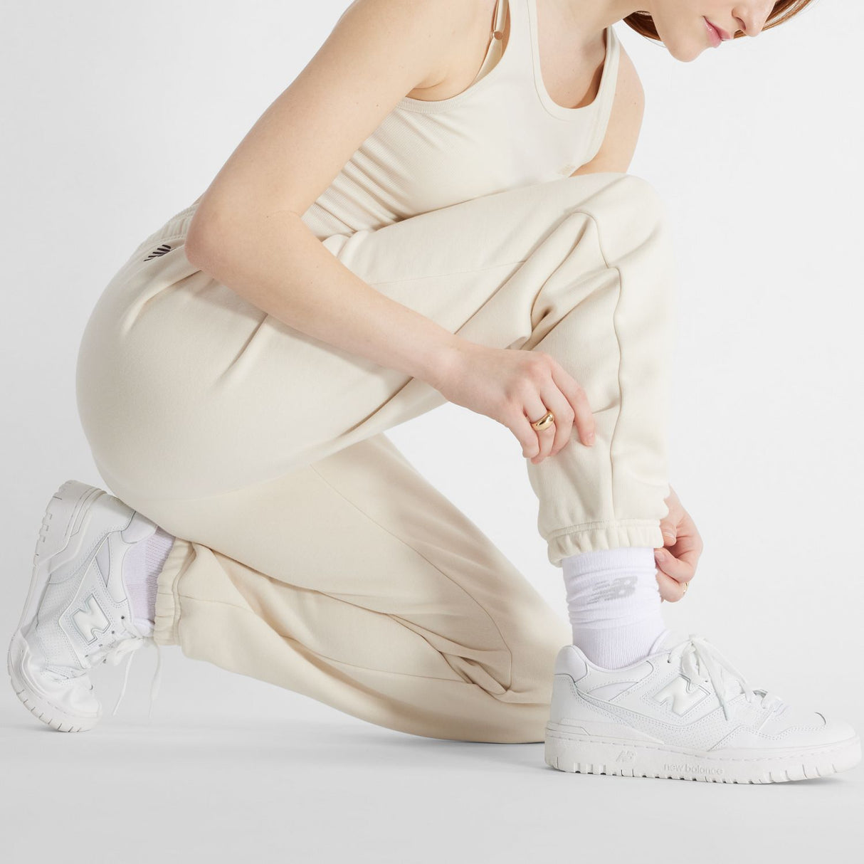 New Balance Women's Graphic Fleece Joggers-6