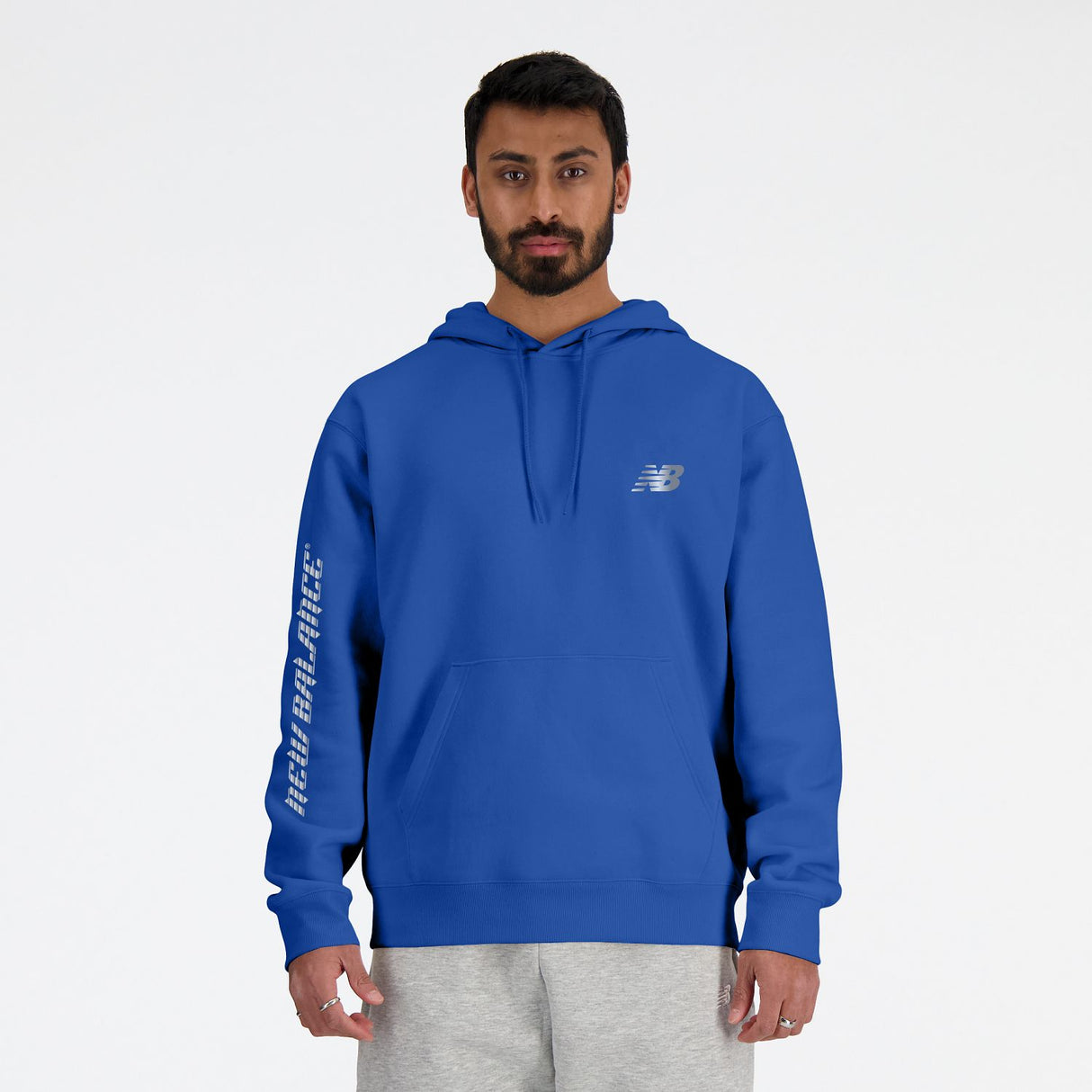 New Balance Men's Reflective Lines Hoodie-1
