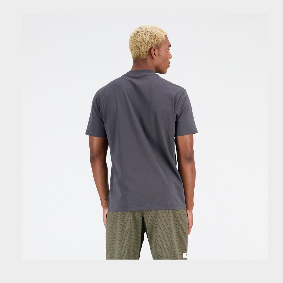 New Balance Men's Hoops Cotton Jersey Short Sleeve T-shirt-4