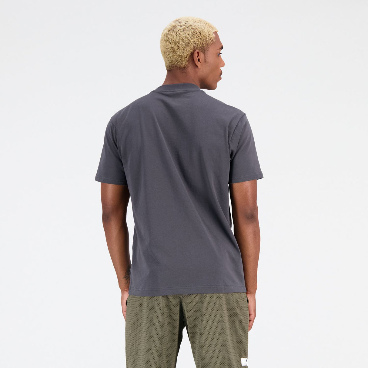 New Balance Men's Hoops Cotton Jersey Short Sleeve T-shirt-4