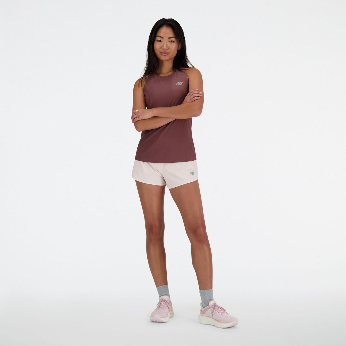 New Balance Women's Jacquard Slim Tank-1