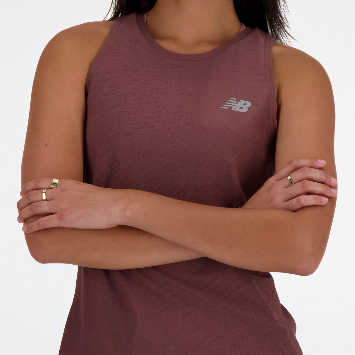 New Balance Women's Jacquard Slim Tank-6