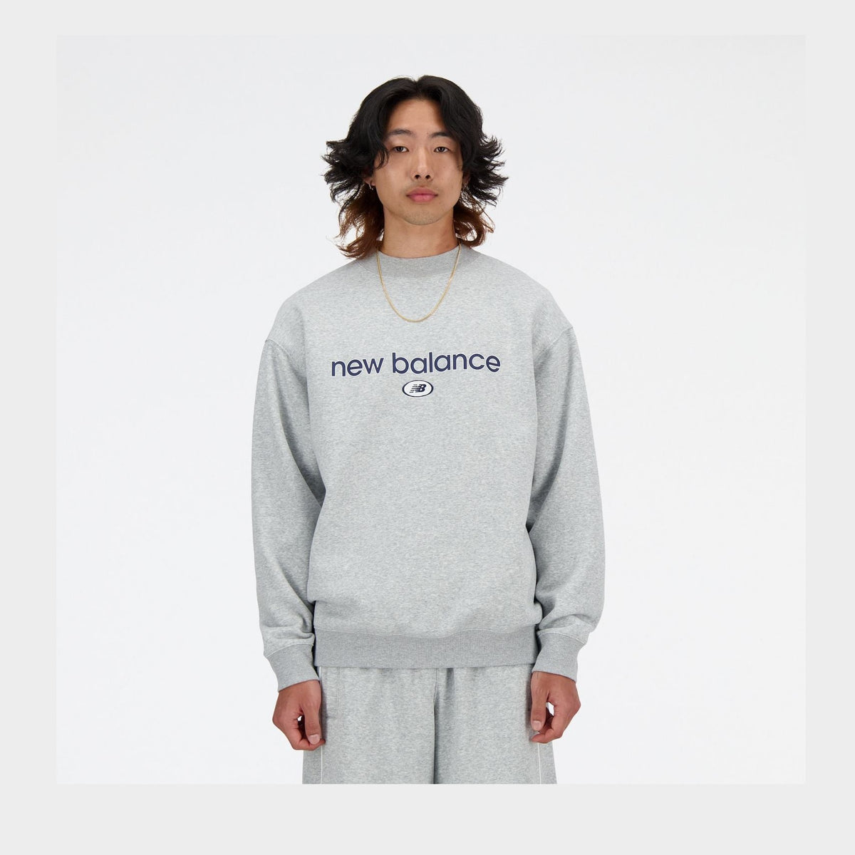 New Balance Men's Hoops Crewneck-1
