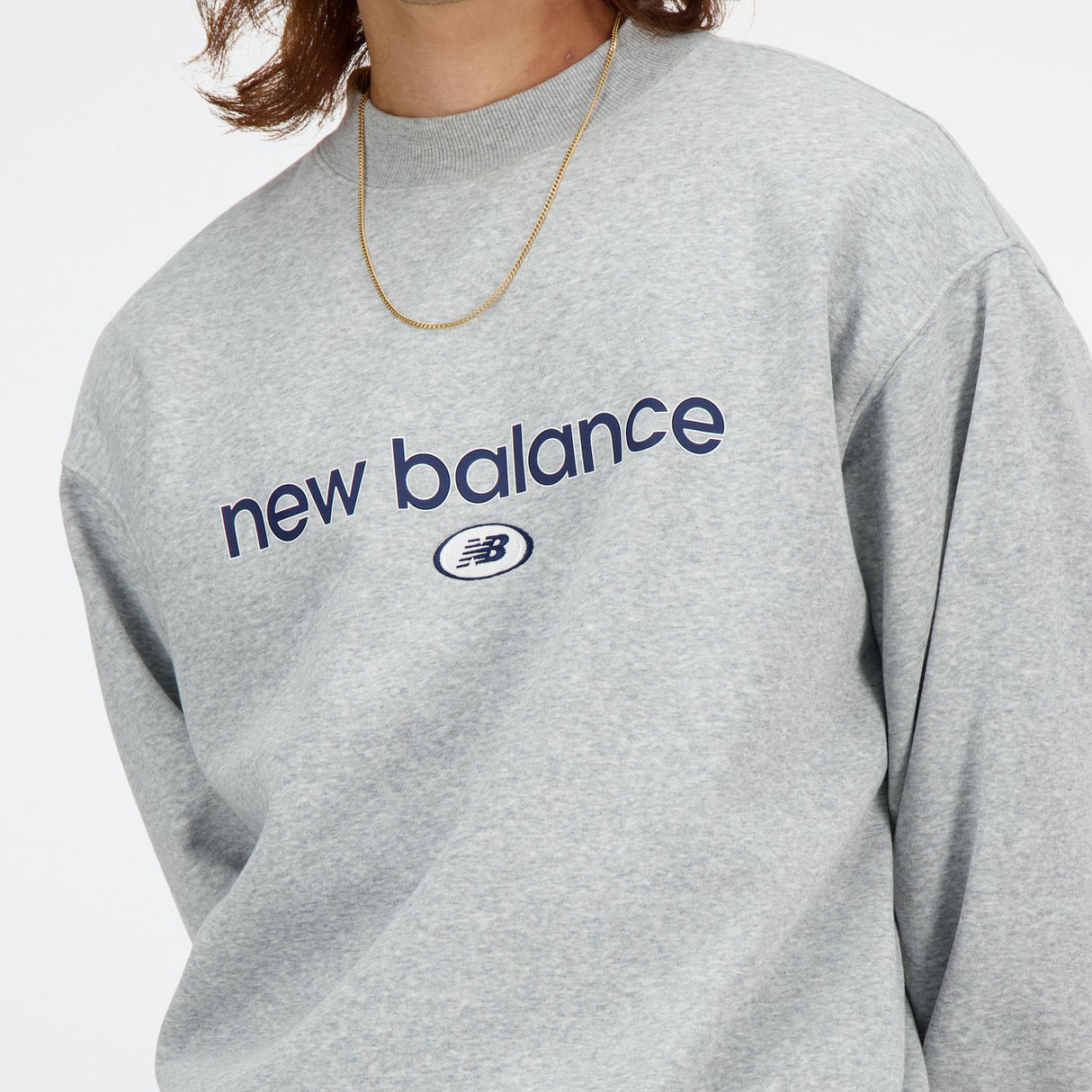 New Balance Men's Hoops Crewneck-4