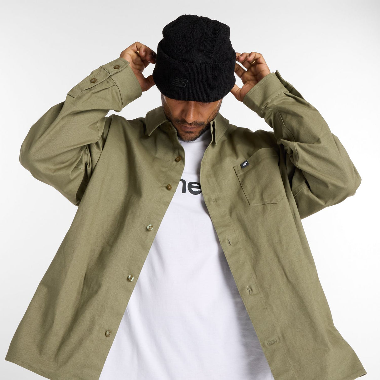 New Balance Men's Numeric Button Up Shirt-3