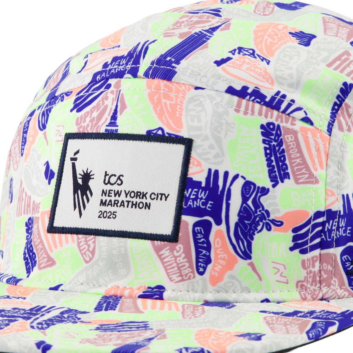 New Balance NYC 47 5 Panel Run Hat-3