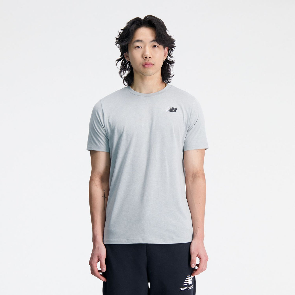 New Balance Men's Tenacity Heathertech T-Shirt-1