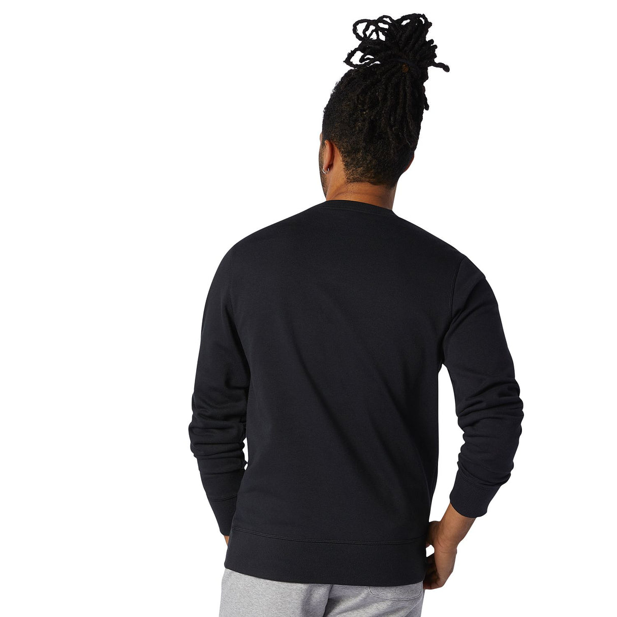 New Balance Men's Essentials Stacked Logo Crew-5