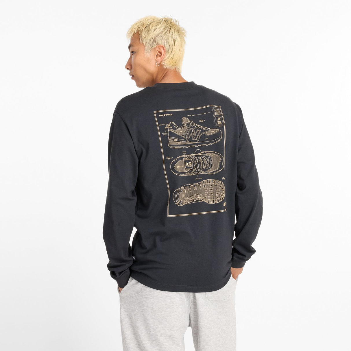New Balance Men's Athletics Relaxed 574 Sketch Long Sleeve-4