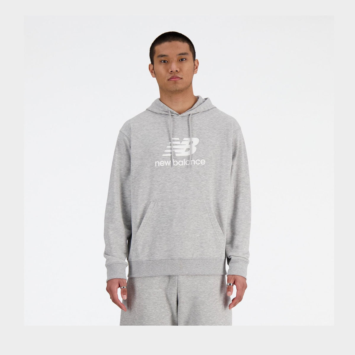 New Balance Men's Sport Essentials French Terry Logo Hoodie-1
