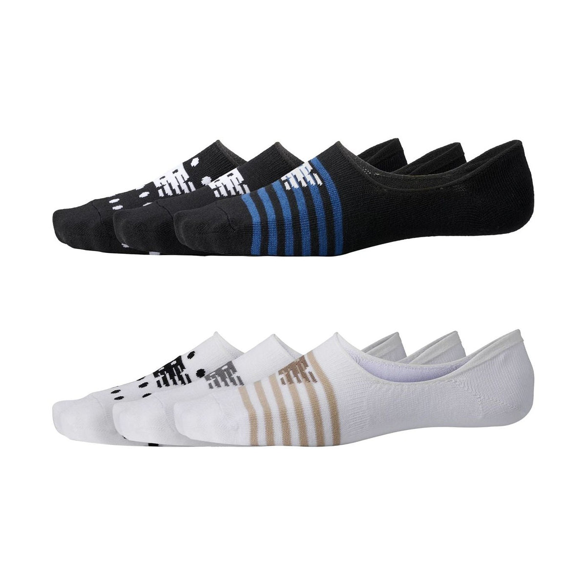New Balance Ultra Low No Show Socks 6 Pack Unisex Accessories Socks