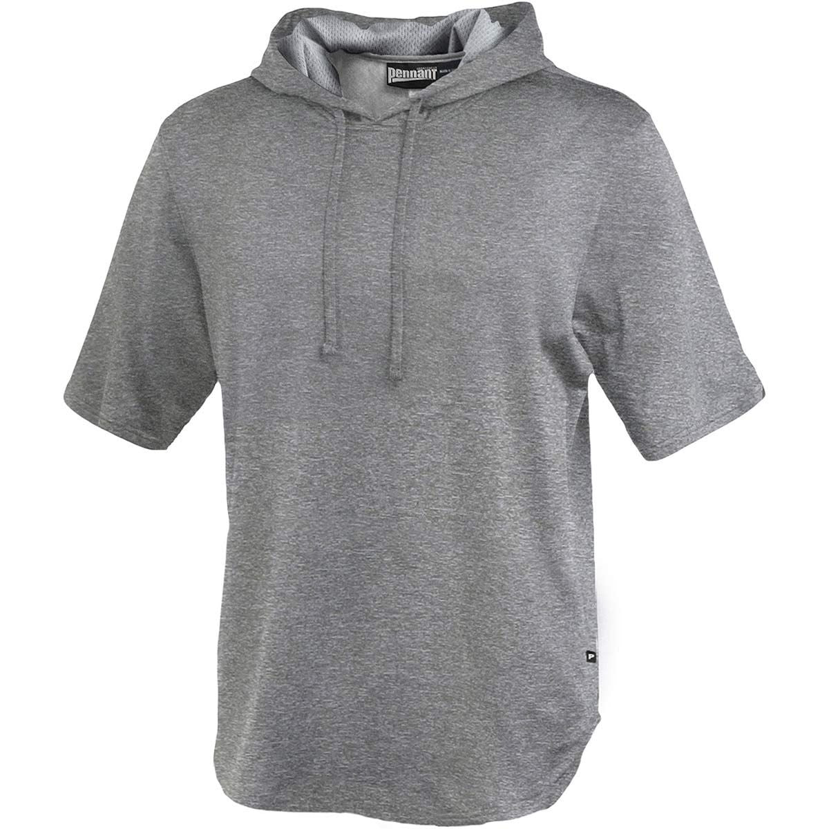 Pennant Mens Short Sleeve Warmup Hoodie