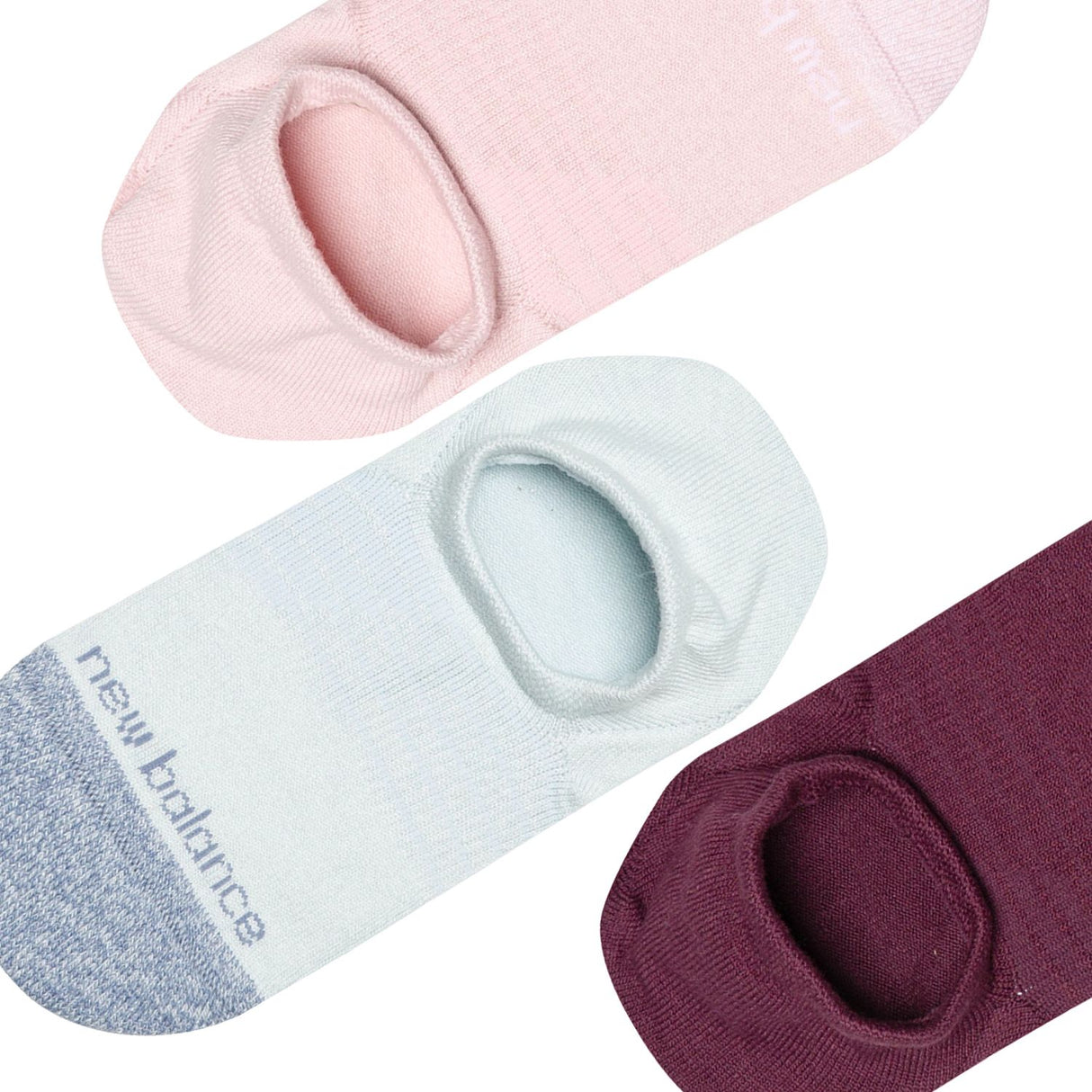 New Balance Active Invisible No Show Socks 3 Pack-4