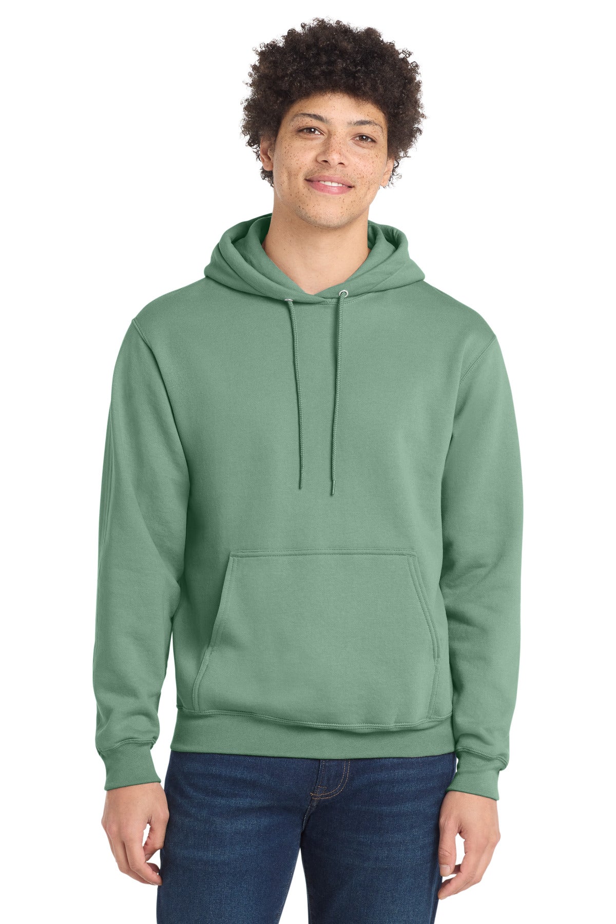 Port & Co Men's Core Fleece Pullover Hooded Sweatshirt