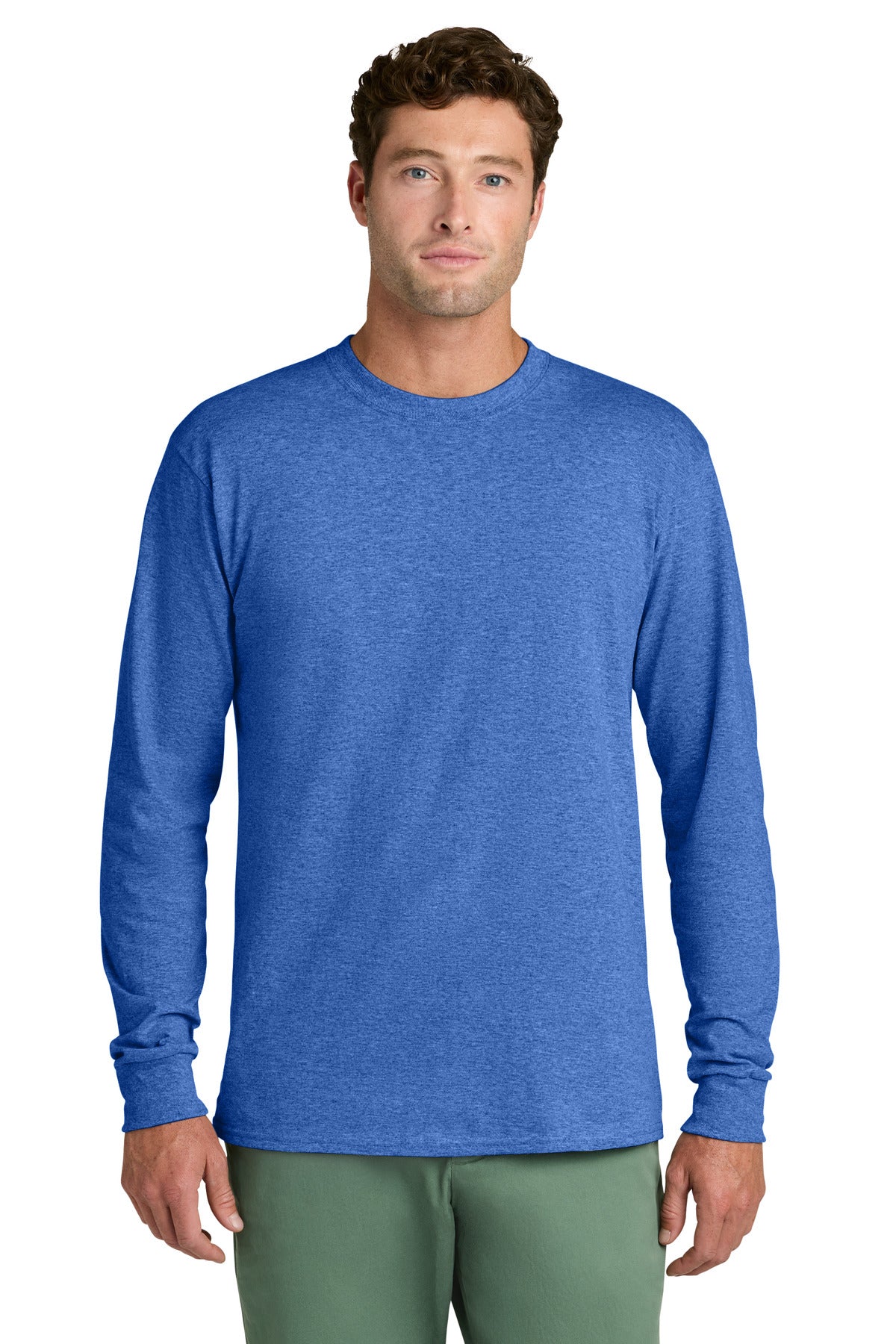 Port & Co Men's Long Sleeve Core Cotton Tee