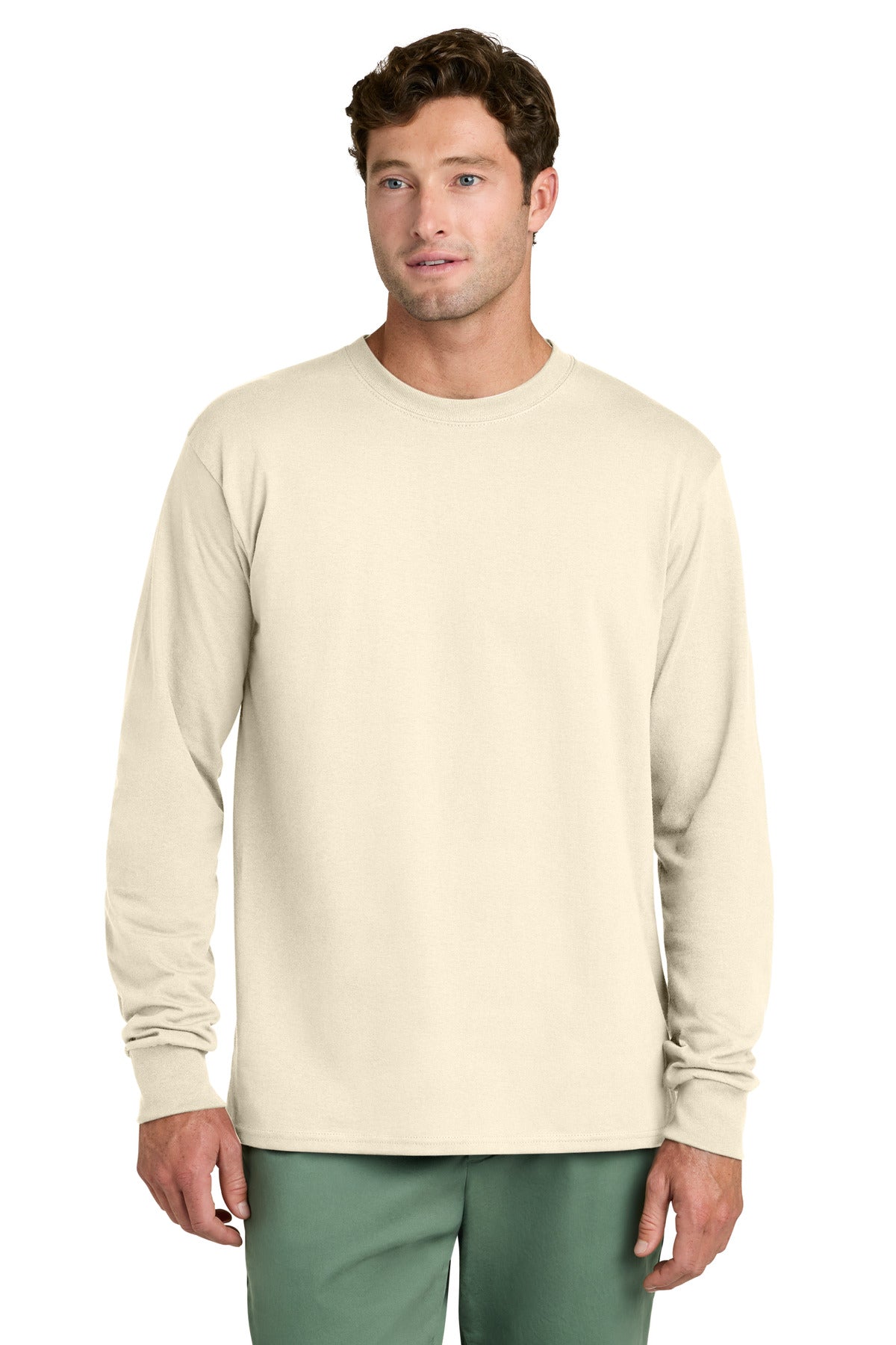 Port & Co Men's Long Sleeve Core Cotton Tee