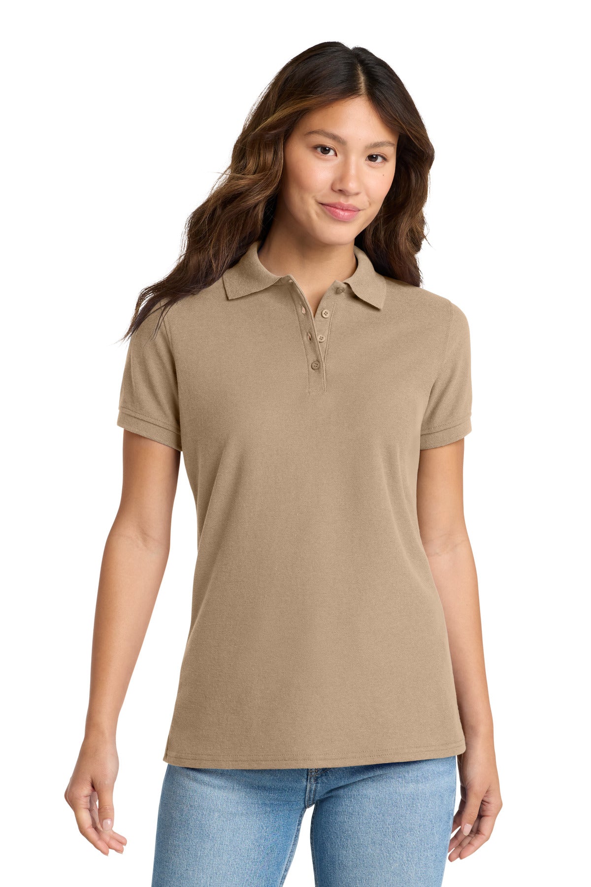 Port & Co Women's Core Blend Pique Polo