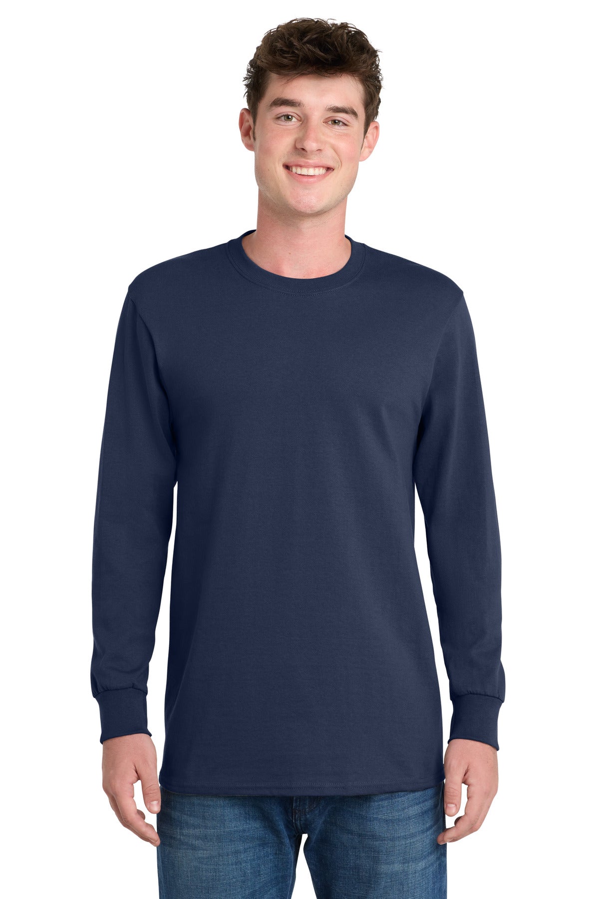 Port & Co Men's Tall Long Sleeve Essential Tee