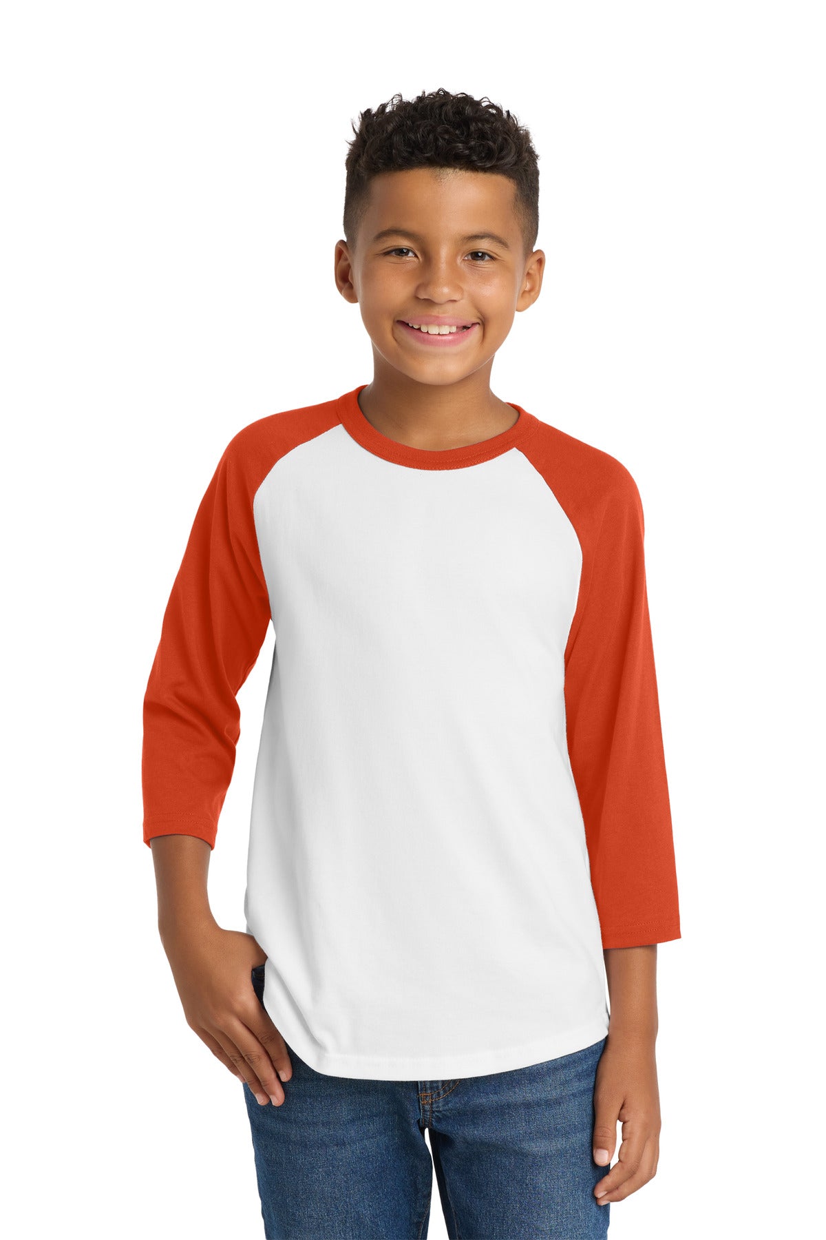 Sport-Tek Youth Colorblock Raglan Jersey