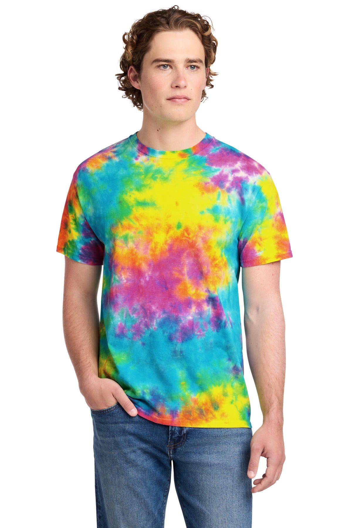 Port & Co Men's Crystal Tie-Dye Tee PC145