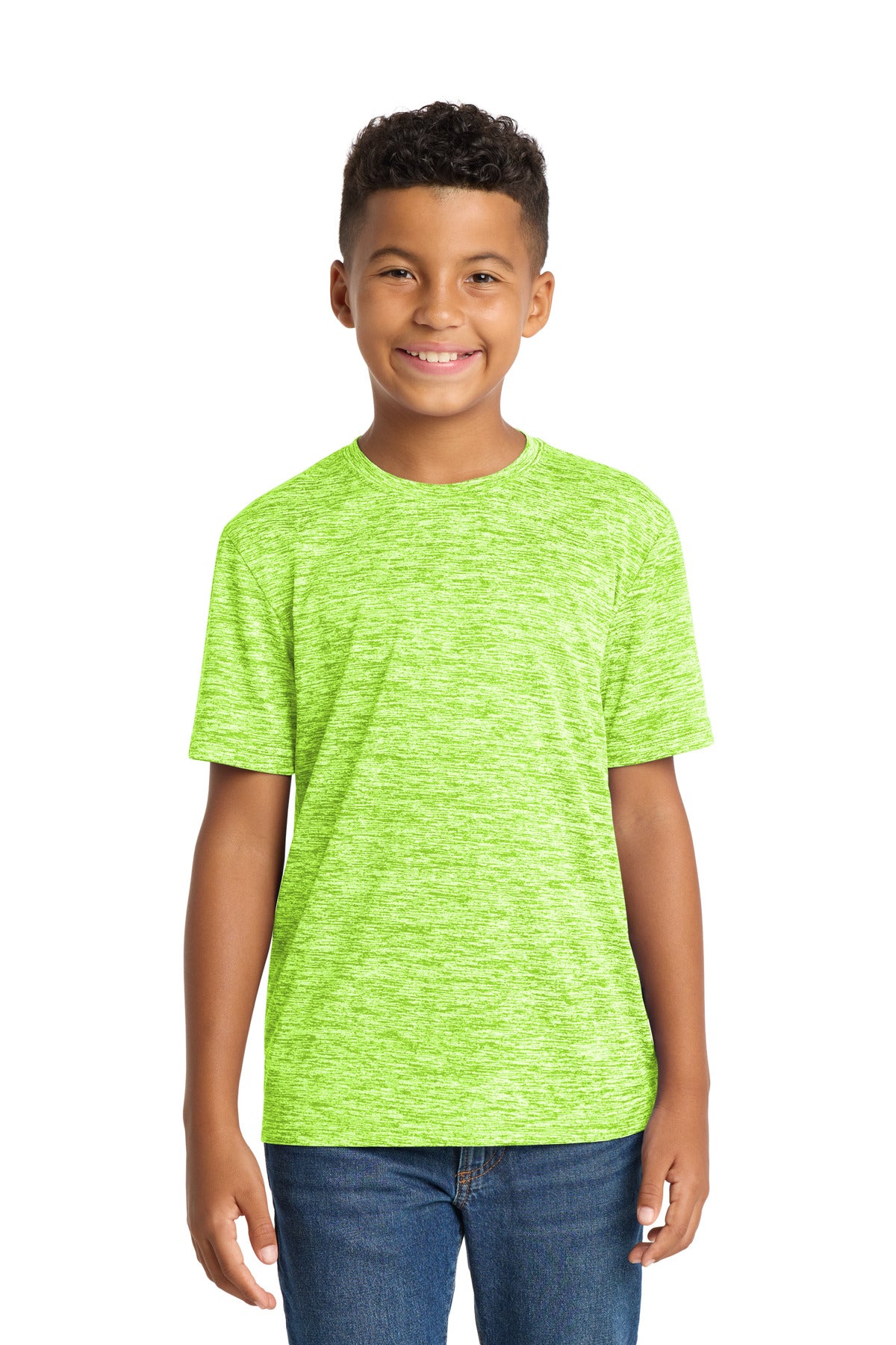 Sport-Tek Youth PosiCharge Electric Heather Tee