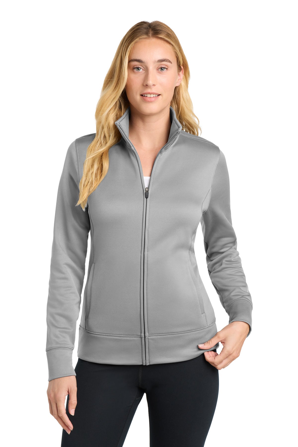Sport-Tek Women's Sport-Wick Fleece Full-Zip Jacket