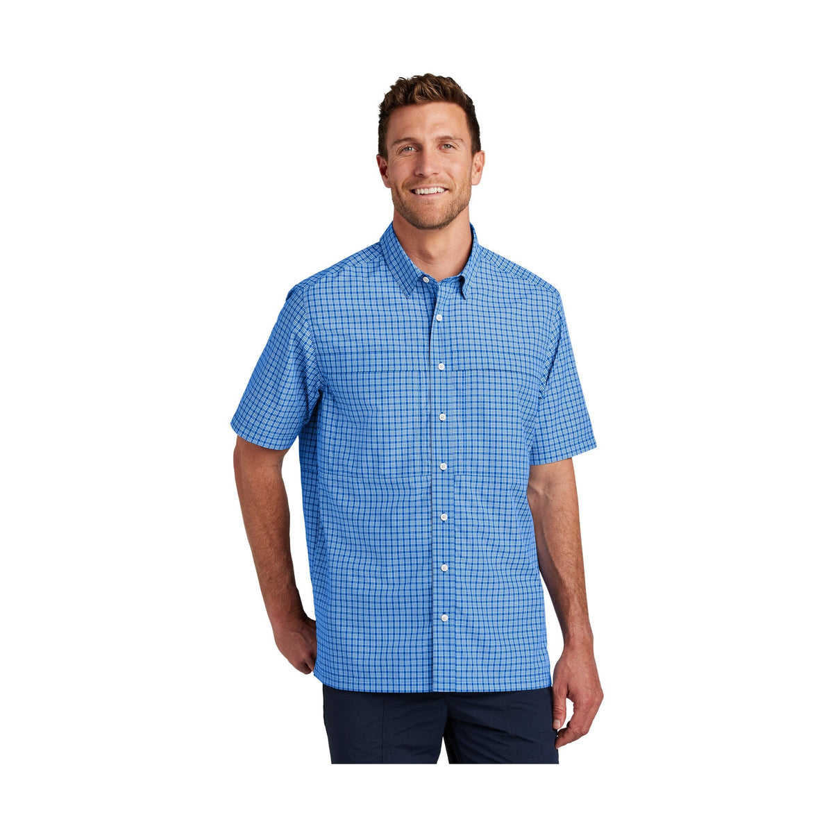 Port Authority Men's Short Sleeve UV Daybreak Shirt W961