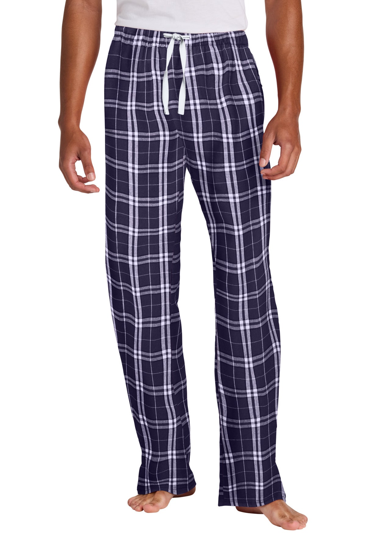 District Men's Flannel Plaid Pant