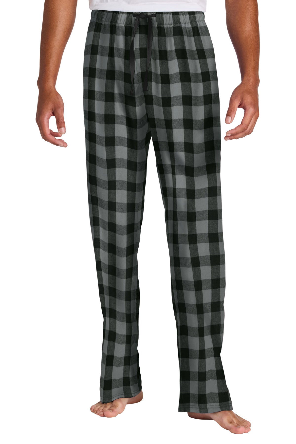 District Men's Flannel Plaid Pant