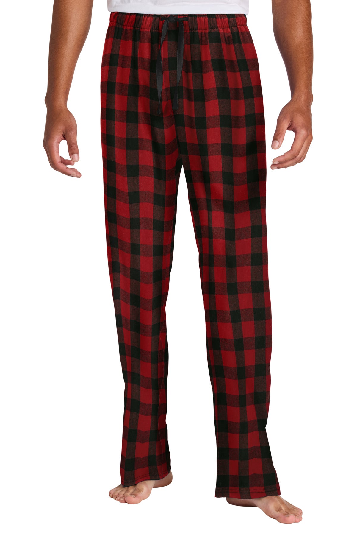 District Men's Flannel Plaid Pant