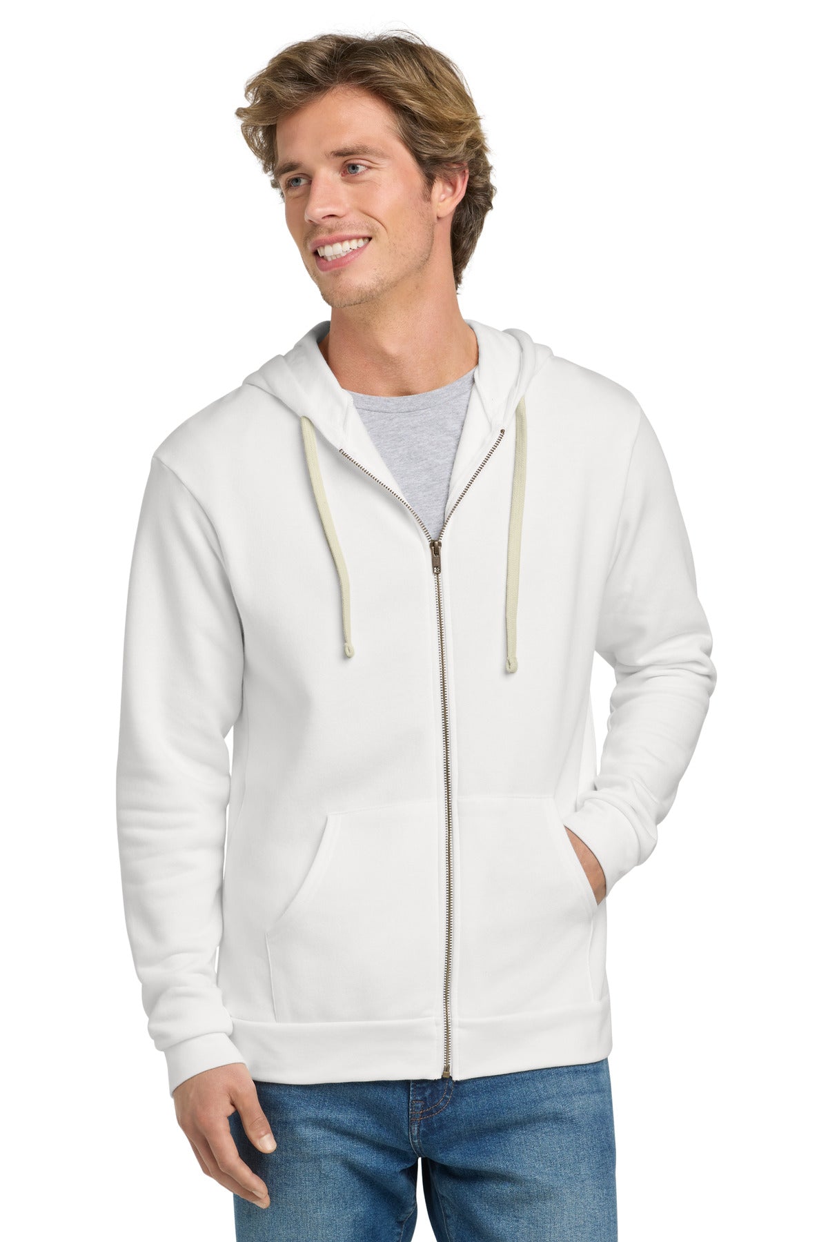 Next Level Unisex Santa Cruz Full-Zip Hoodie
